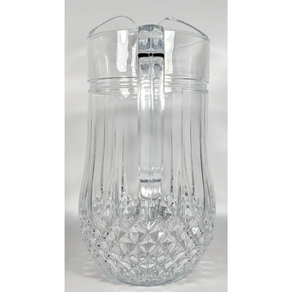 Cristal D'Arques Longchamp 24% Lead Crystal Pitcher 48 oz France H 9½